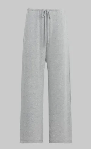 Leset Lauren Crop Drawstring Pant - Grey Melange