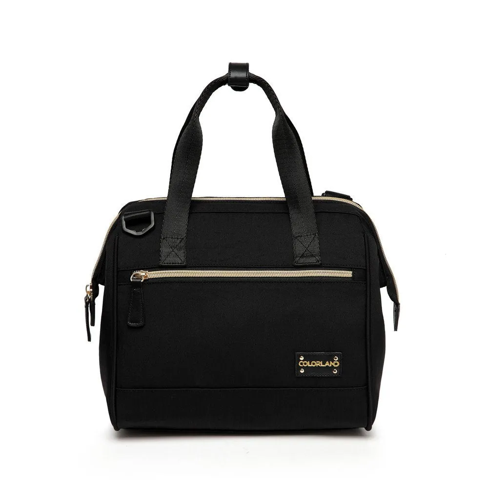 Lunch bags for women. Our insulated fashionable lunch box looks like a purse and it’s the only tote you’ll need to carry when heading to lunch. Great lunch tote for work. Designed by women for women!