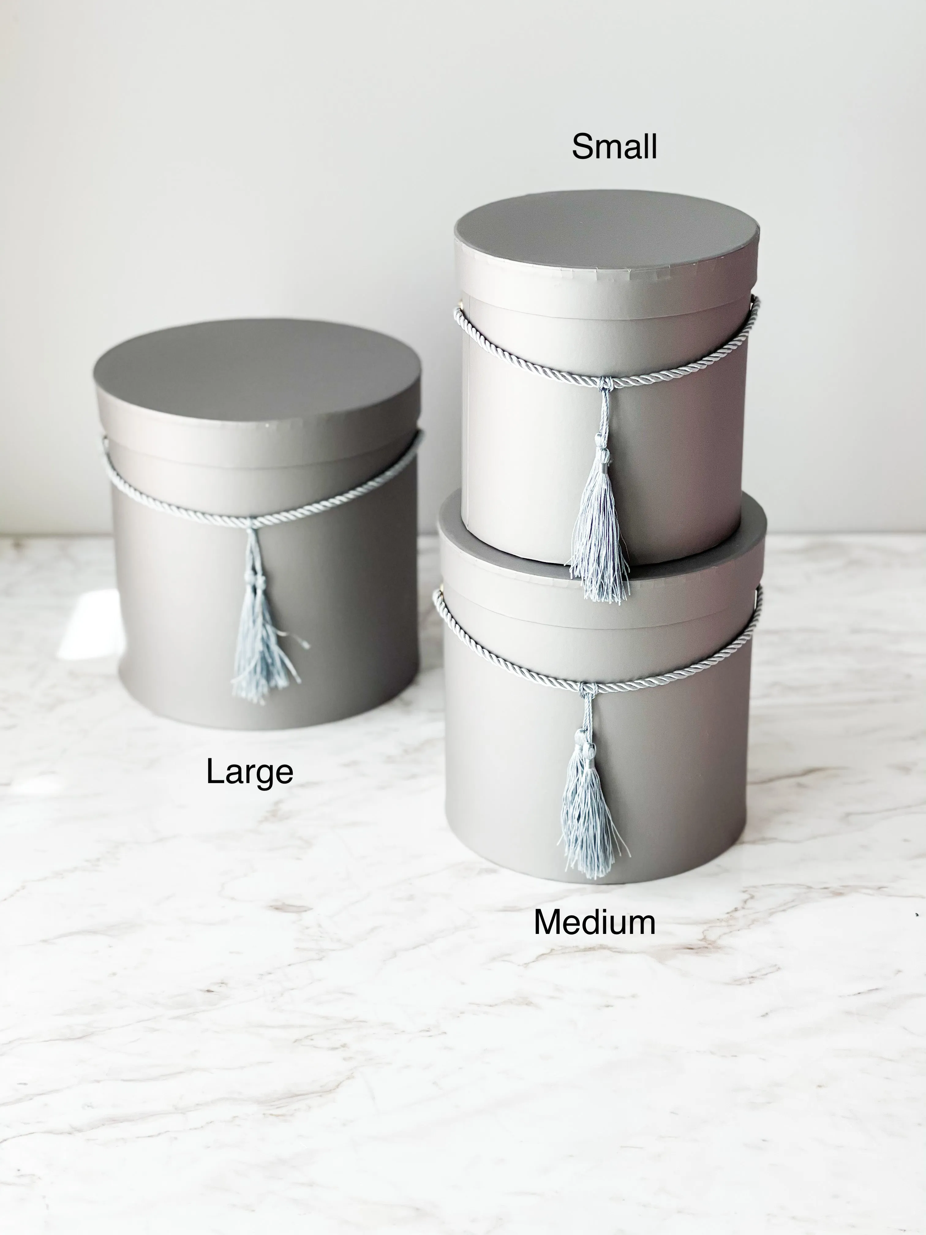 Luxury Round Flower Box – Elegant Floral Gift Packaging (Multiple Sizes)