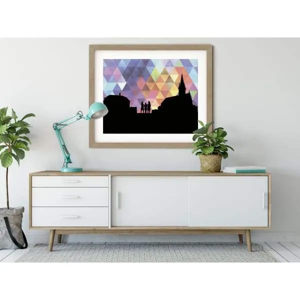 Morristown, New Jersey geometric skyline