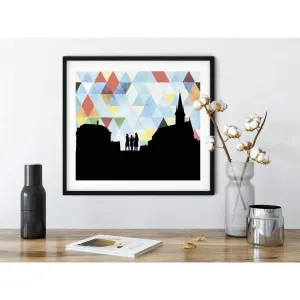 Morristown, New Jersey geometric skyline