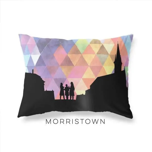 Morristown, New Jersey geometric skyline