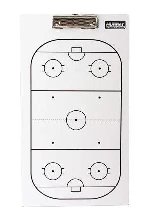 Murray Sporting Goods Dry Erase Hockey Coaches Clipboard