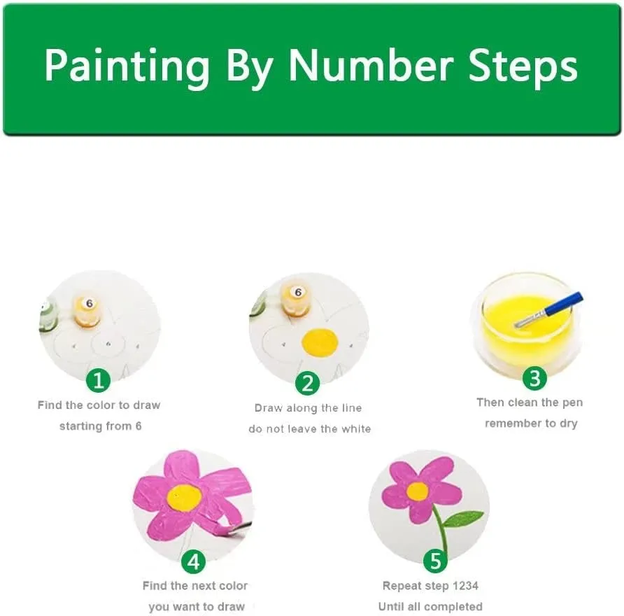 NEW Retails $40, DIY Paint by Number for Adults, Green Soccer Paint by Numbers DIY Painting Acrylic Paint by Numbers Painting Kit Home Wall Living Room Bedroom Decoration, DIY Frame-Soccer Picture, 16x20 frameless