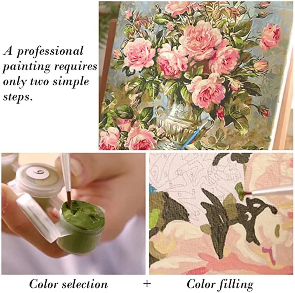NEW Retails $40, DIY Paint by Number for Adults, Green Soccer Paint by Numbers DIY Painting Acrylic Paint by Numbers Painting Kit Home Wall Living Room Bedroom Decoration, DIY Frame-Soccer Picture, 16x20 frameless