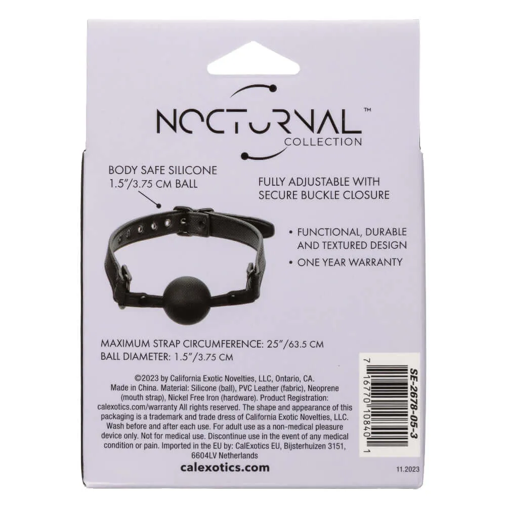 Nocturnal Collection Ball Gag - Black