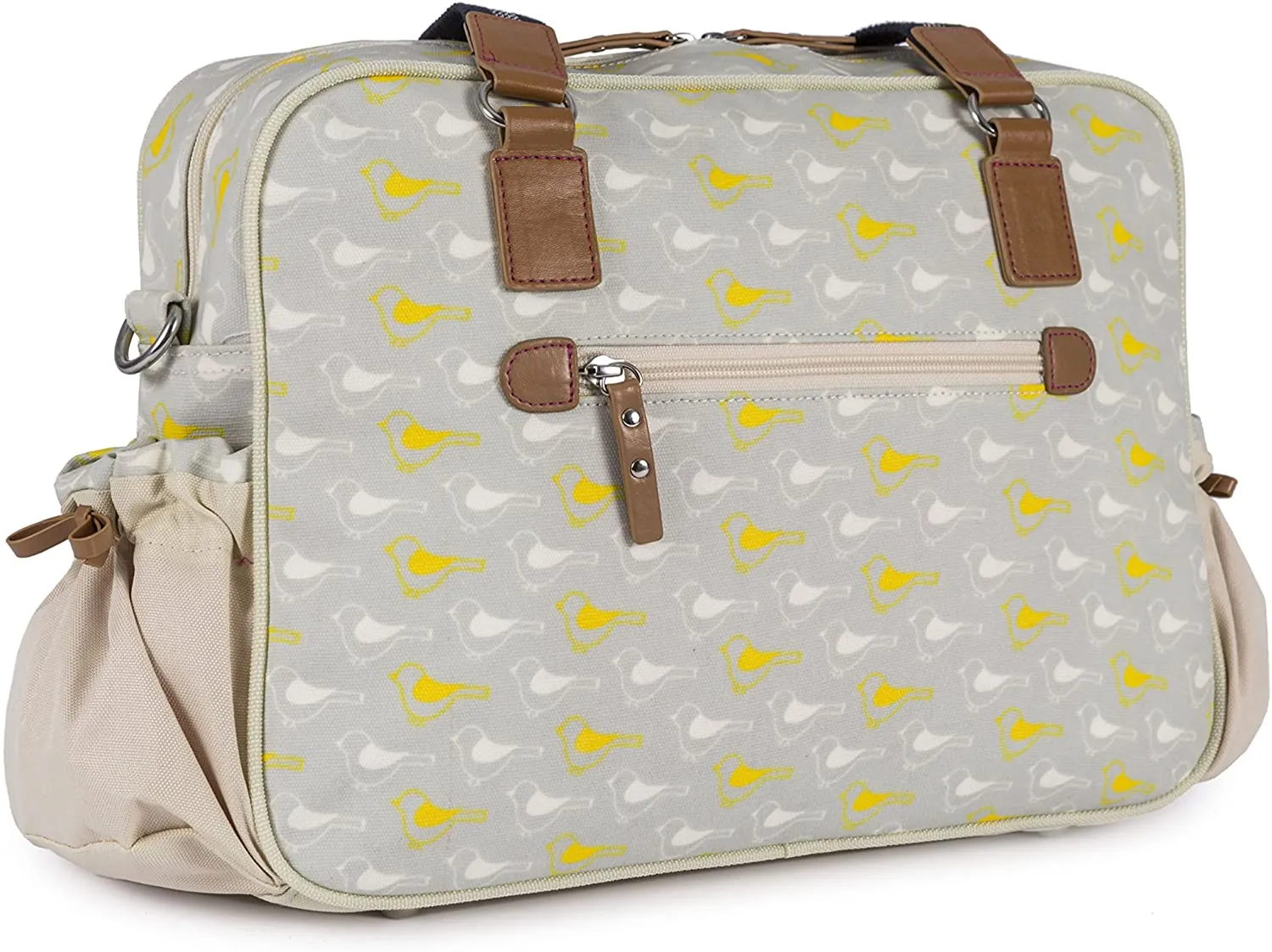 Not So Plain Jane Garden Birds Changing  Bag