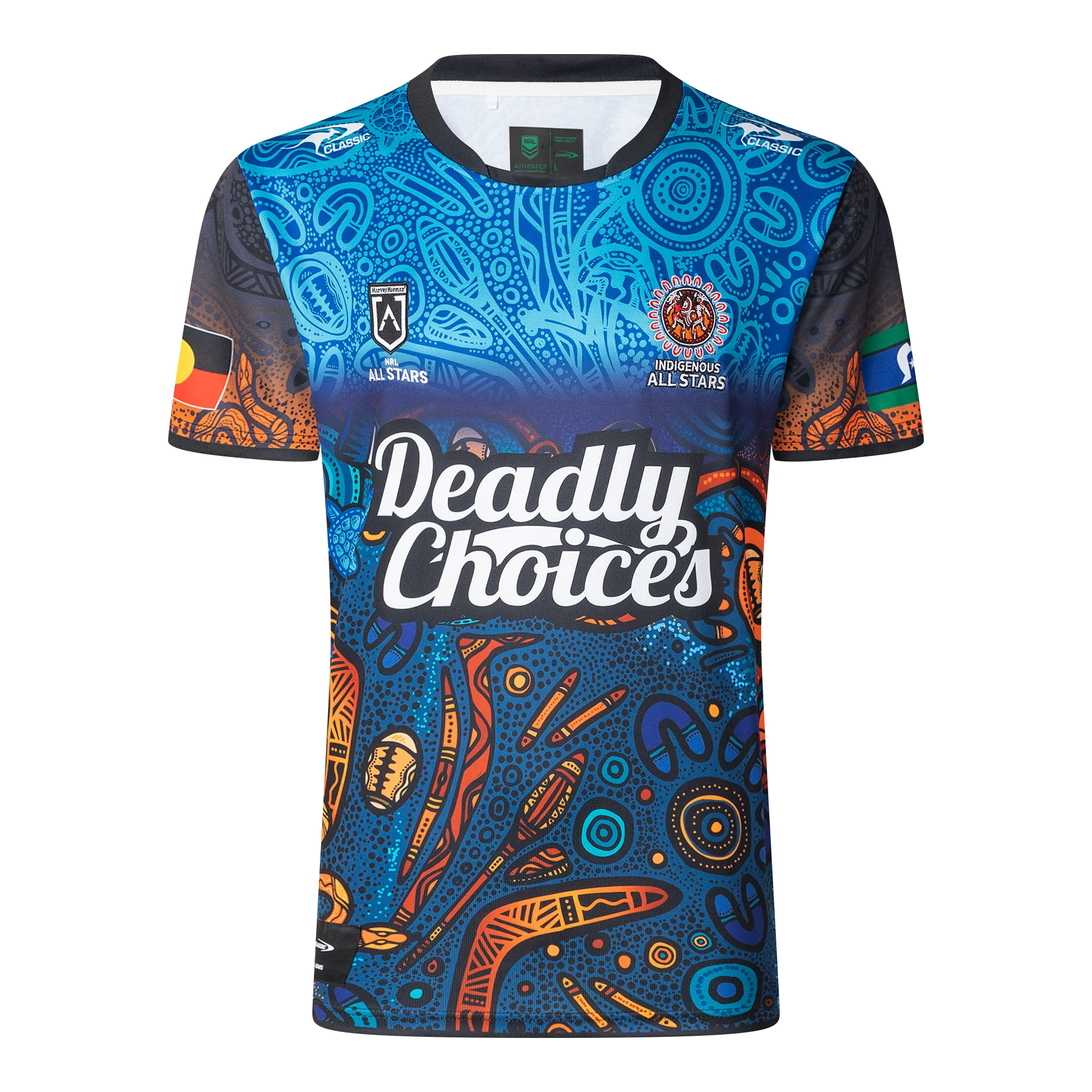 NRL Indigenous All Stars 25/26 Replica Home Jersey by Classic Sportswear