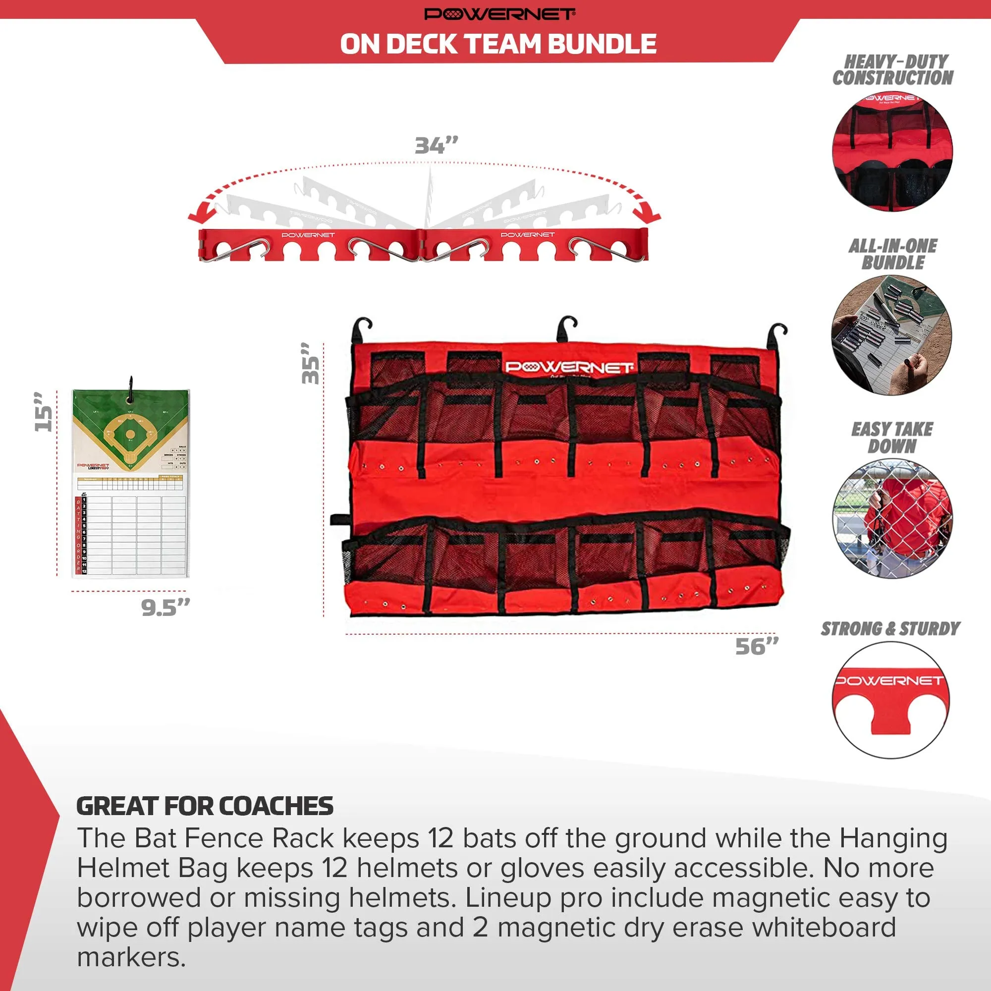 On Deck Team Dugout Organizer Bundle