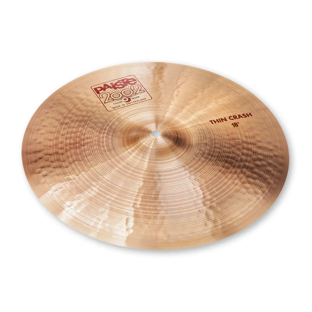 Paiste 18" 2002 Thin Crash