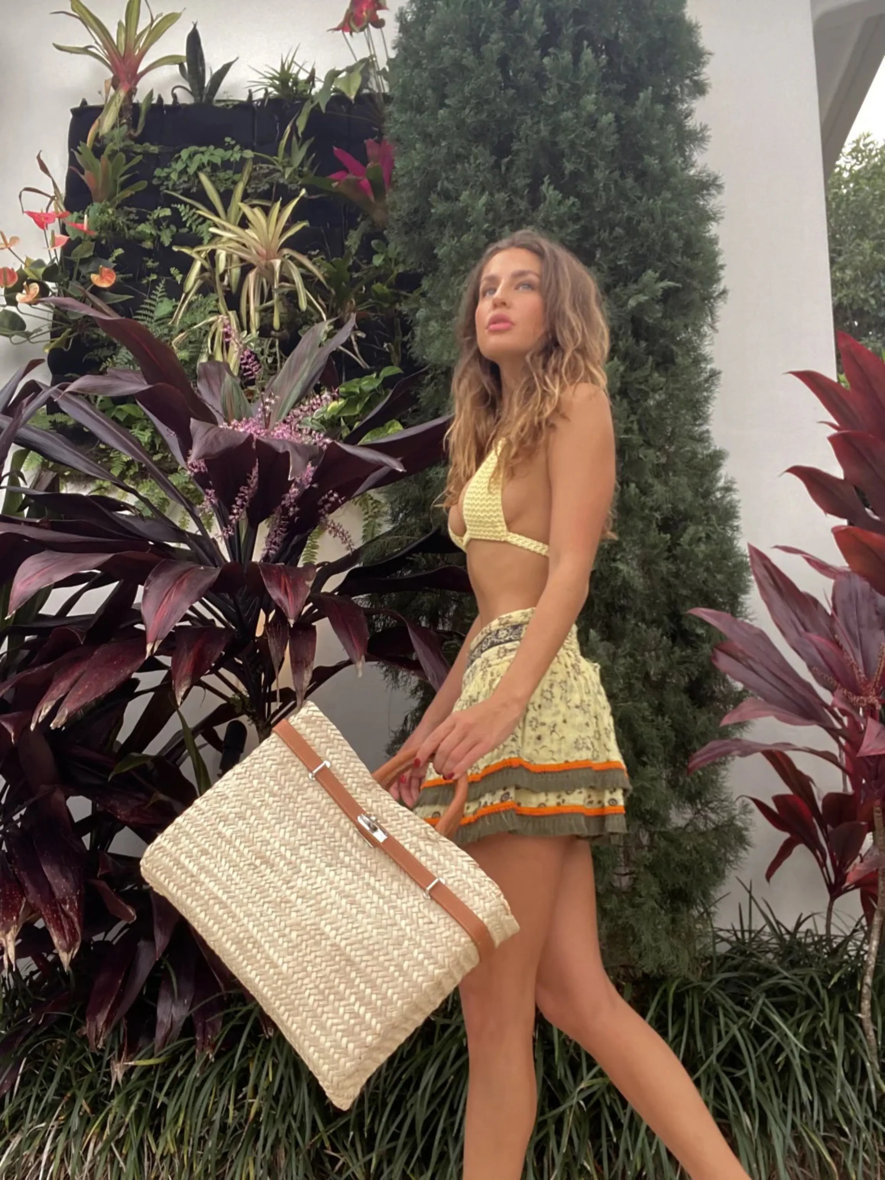 Panier Cuir Bag in Brown