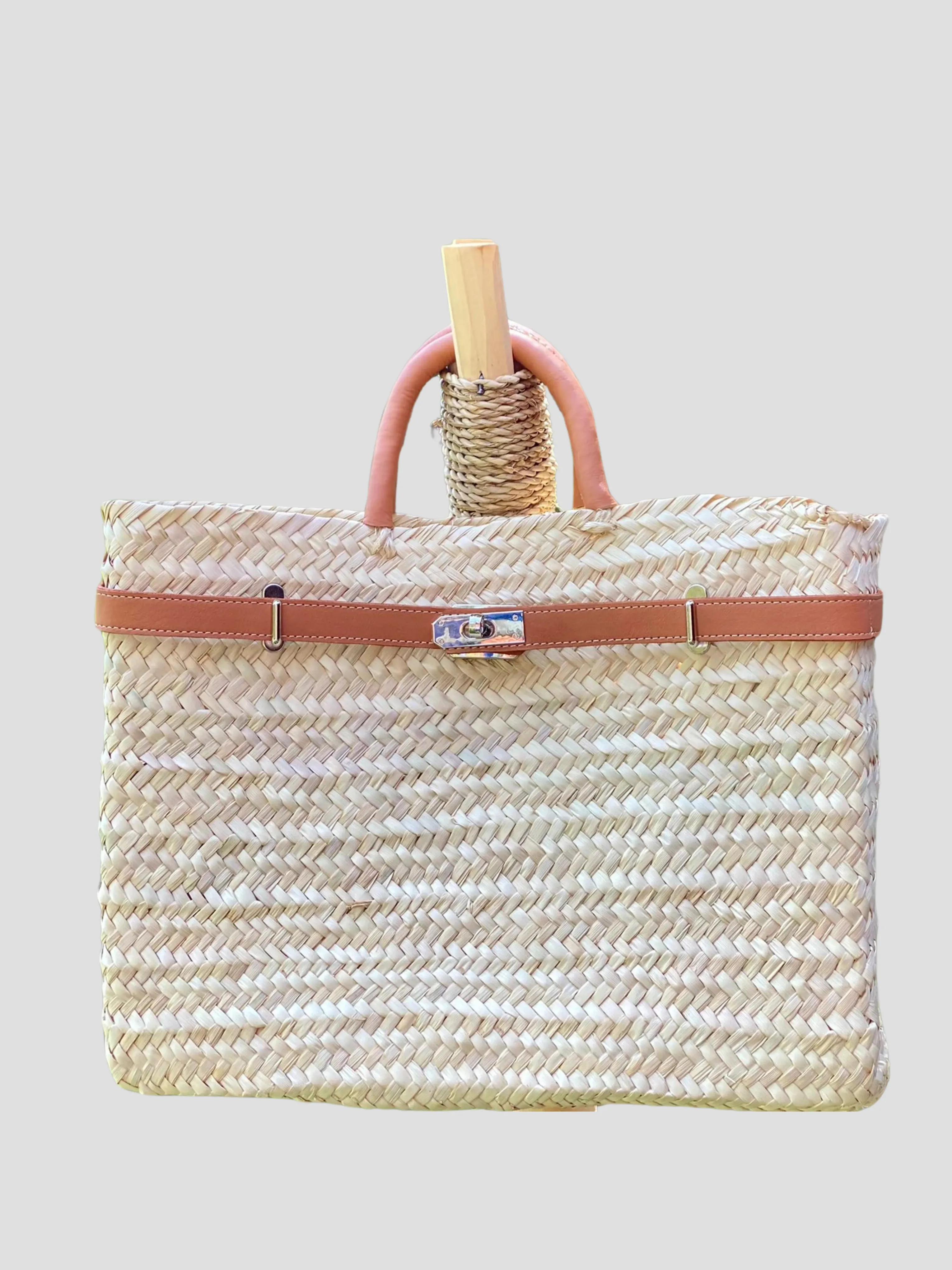 Panier Cuir Bag in Brown