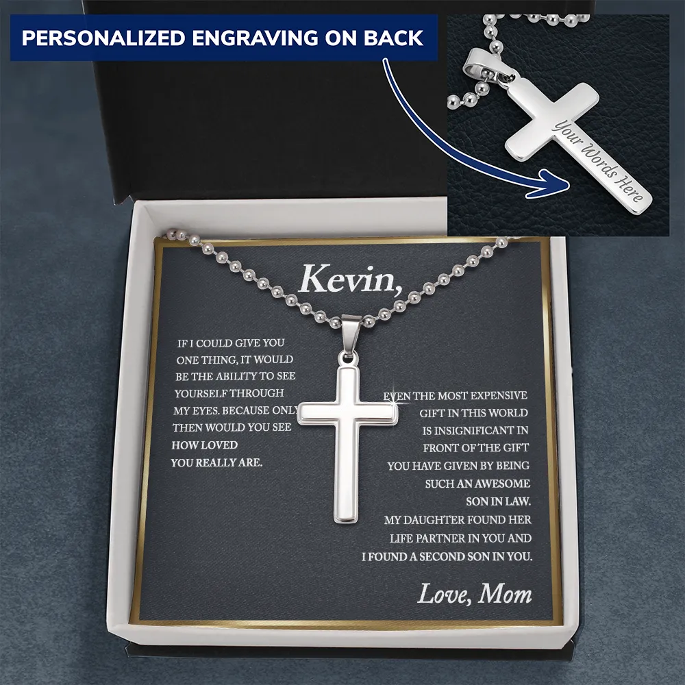 Personalized Son In Law Gift, Son In Law Christmas Gift, Future Son Gift - Ball Chain