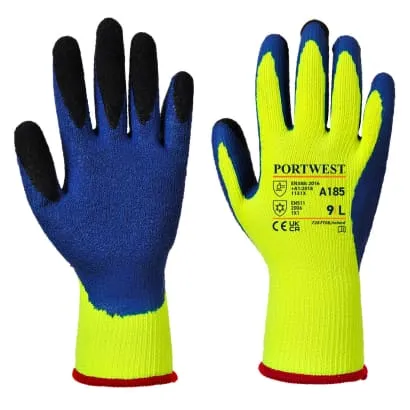 Portwest Duo-Therm Builders Grip Glove Thermal Glove (12 pairs) -A185