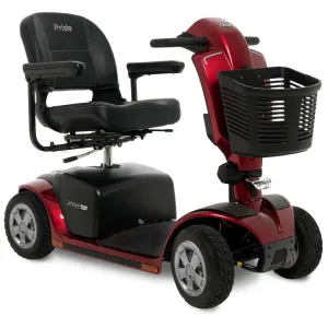 Pride Victory 10.2 ,  4-Wheel Scooter ,18"x17" Foldable Seat (Baseball Stitching)
