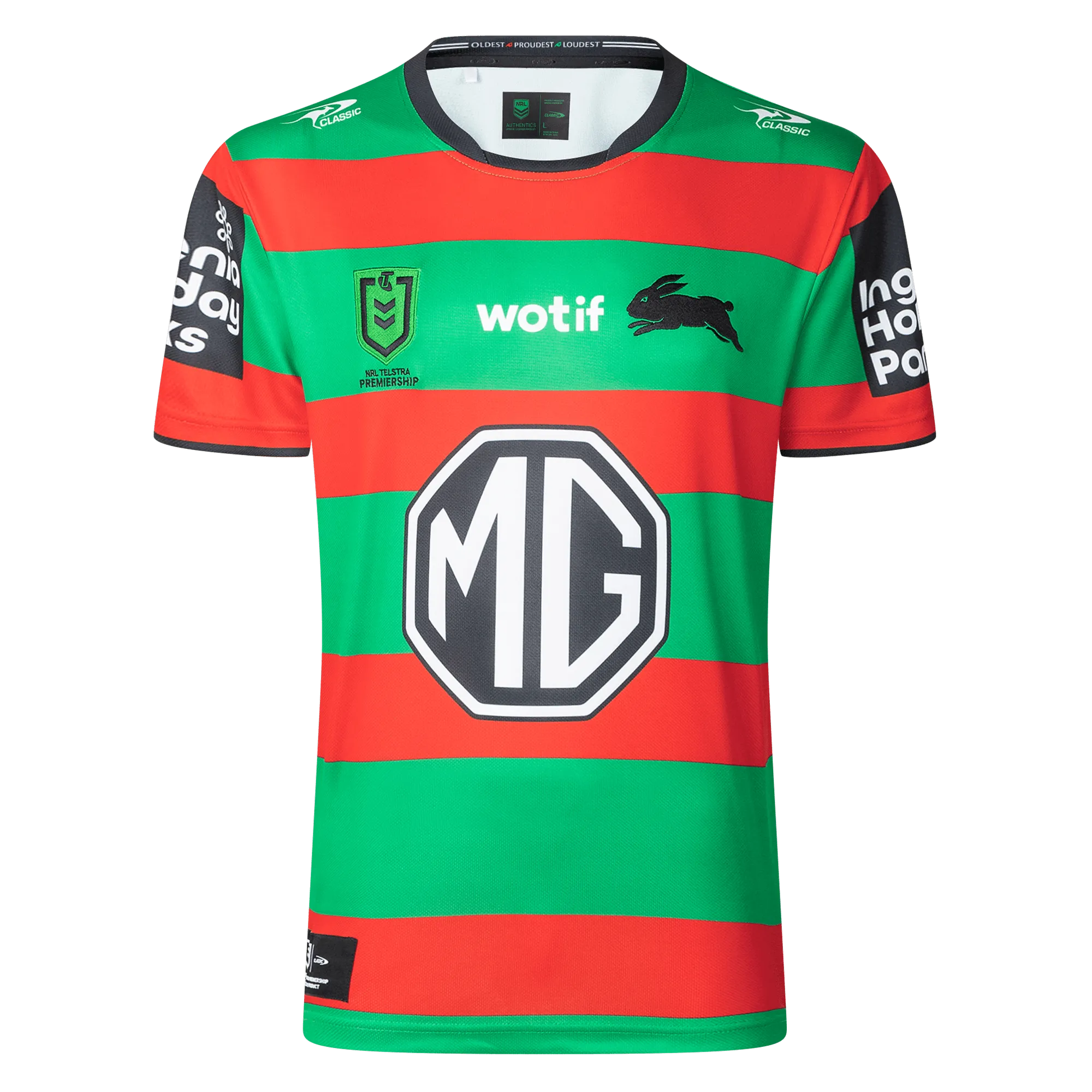 Rabbitohs NRL 25/26 Replica Home Jersey by Classic Sportswear