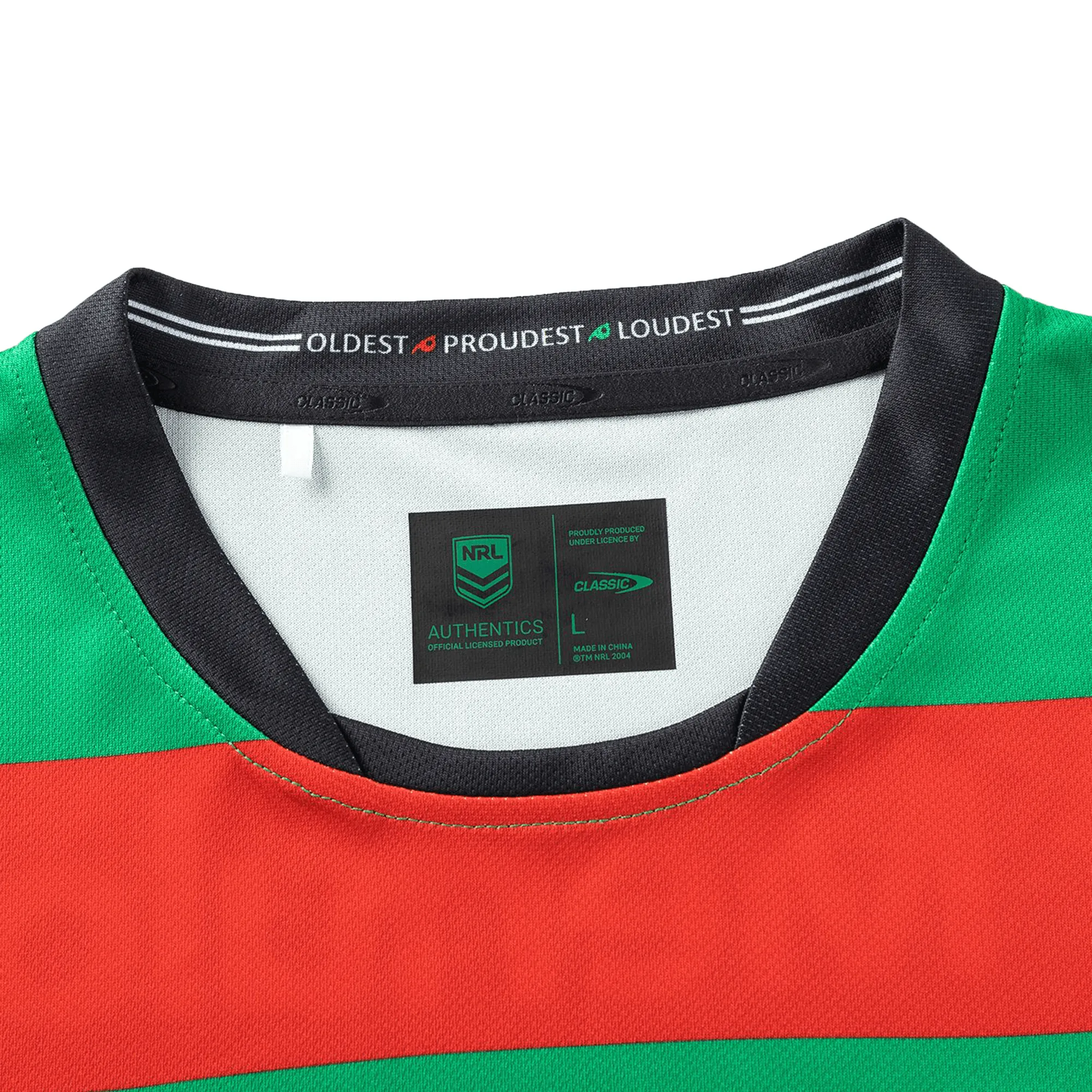 Rabbitohs NRL 25/26 Replica Home Jersey by Classic Sportswear