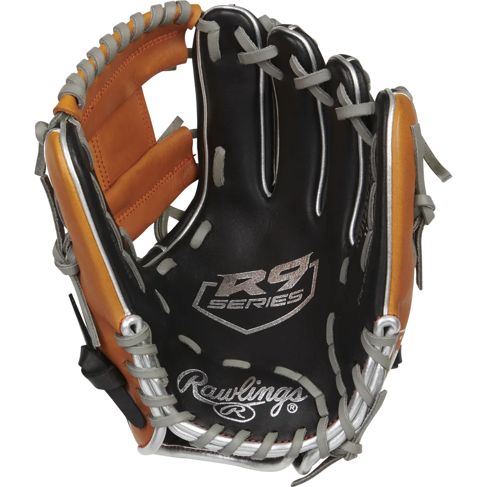 Rawlings R9 11.25" ContoUR Baseball Glove: R91125U-2BT