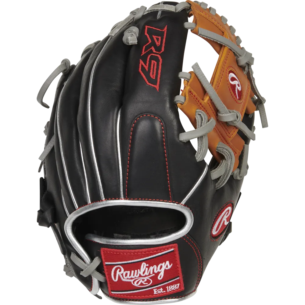 Rawlings R9 11.25" ContoUR Baseball Glove: R91125U-2BT