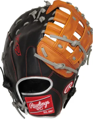 Rawlings R9 Baseball" Contour Series First Base Mitt Baseball Glove 12" R9FMU-17BT