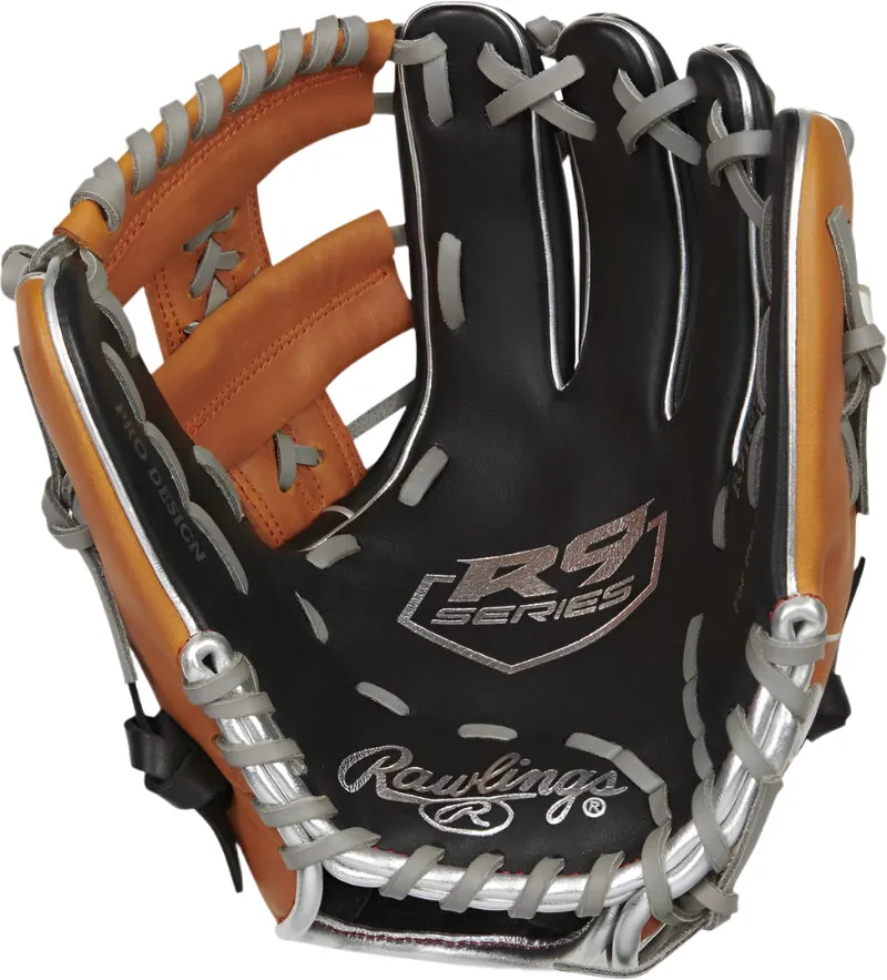 Rawlings R9 ContoUR Baseball Glove 11" R9110U-19BT