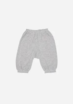 Reversible Pointelle Gathered Pants, Slate