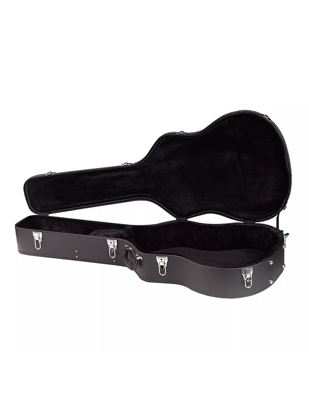 RockCase - Acoustic Guitar Hardshell Case (12-String Dreadnought), Curved - Black