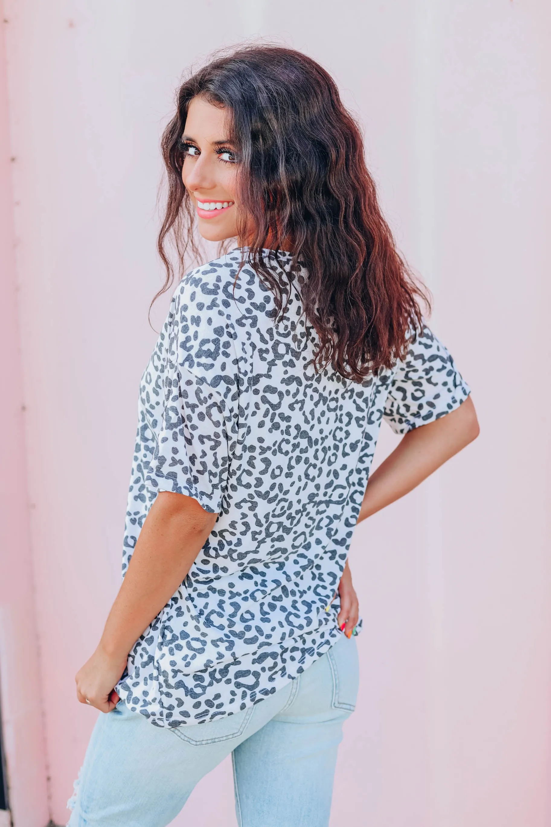 Run With It Cheetah Top