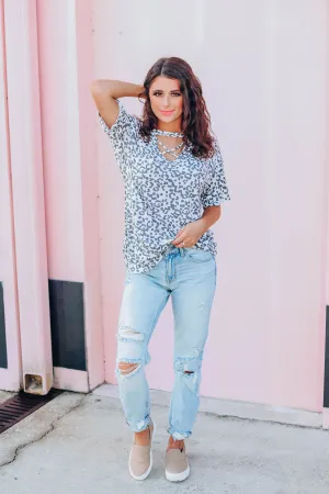 Run With It Cheetah Top