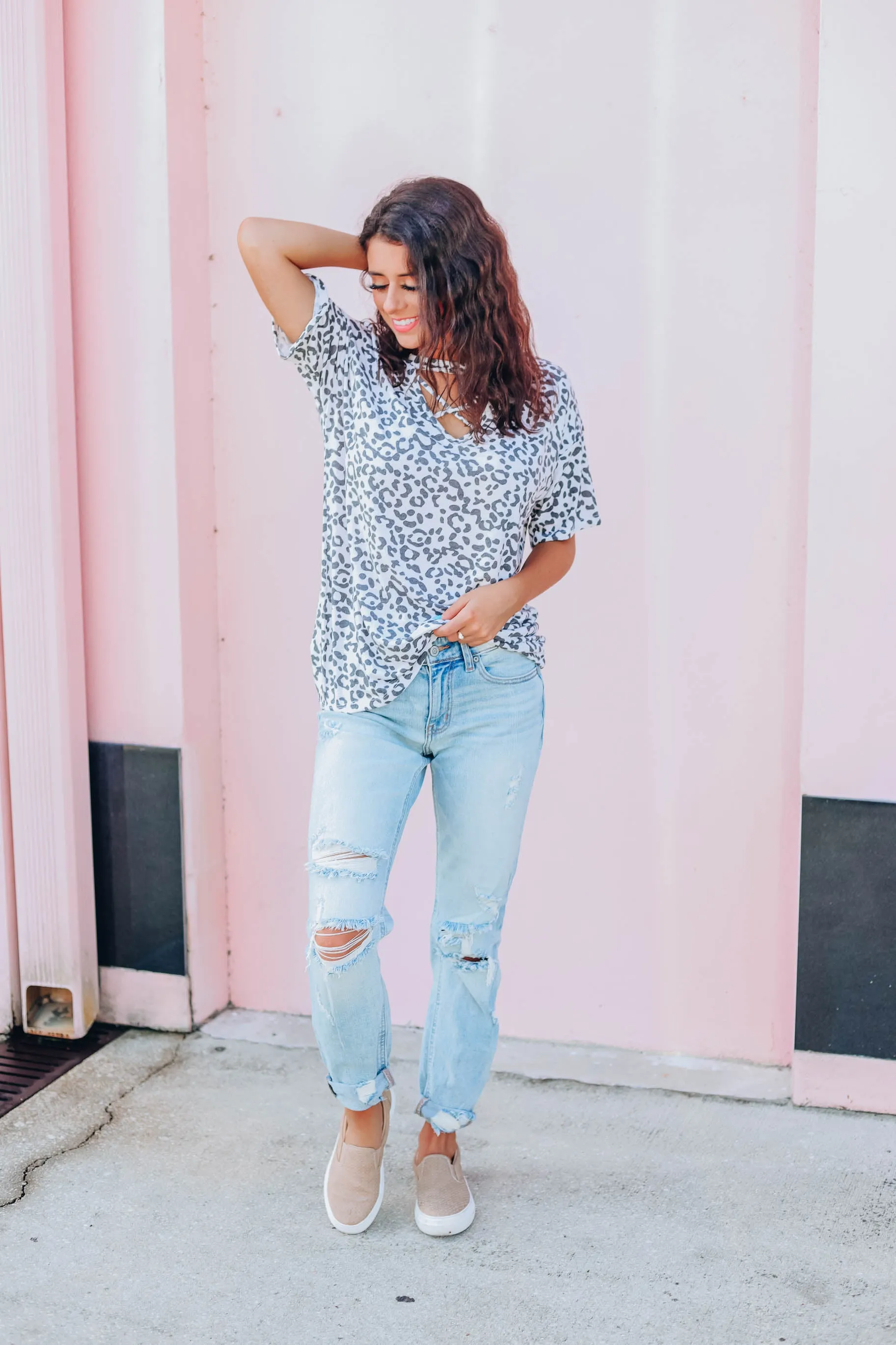 Run With It Cheetah Top