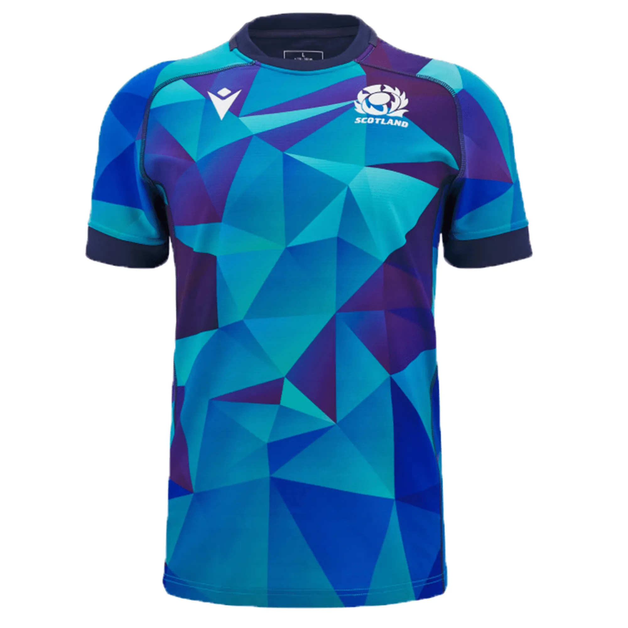 Scotland Blue Training Jersey 24/25 by Macron