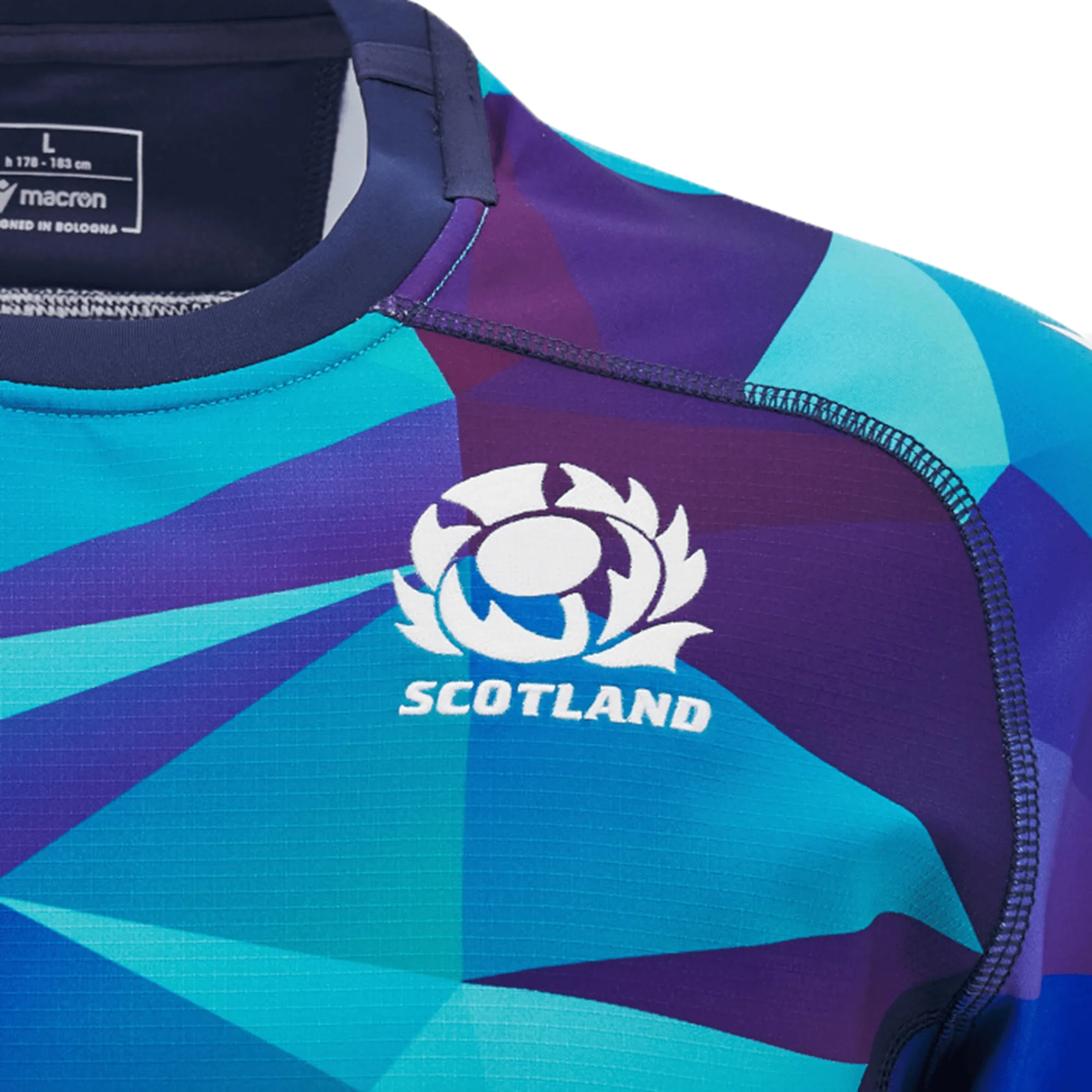 Scotland Blue Training Jersey 24/25 by Macron