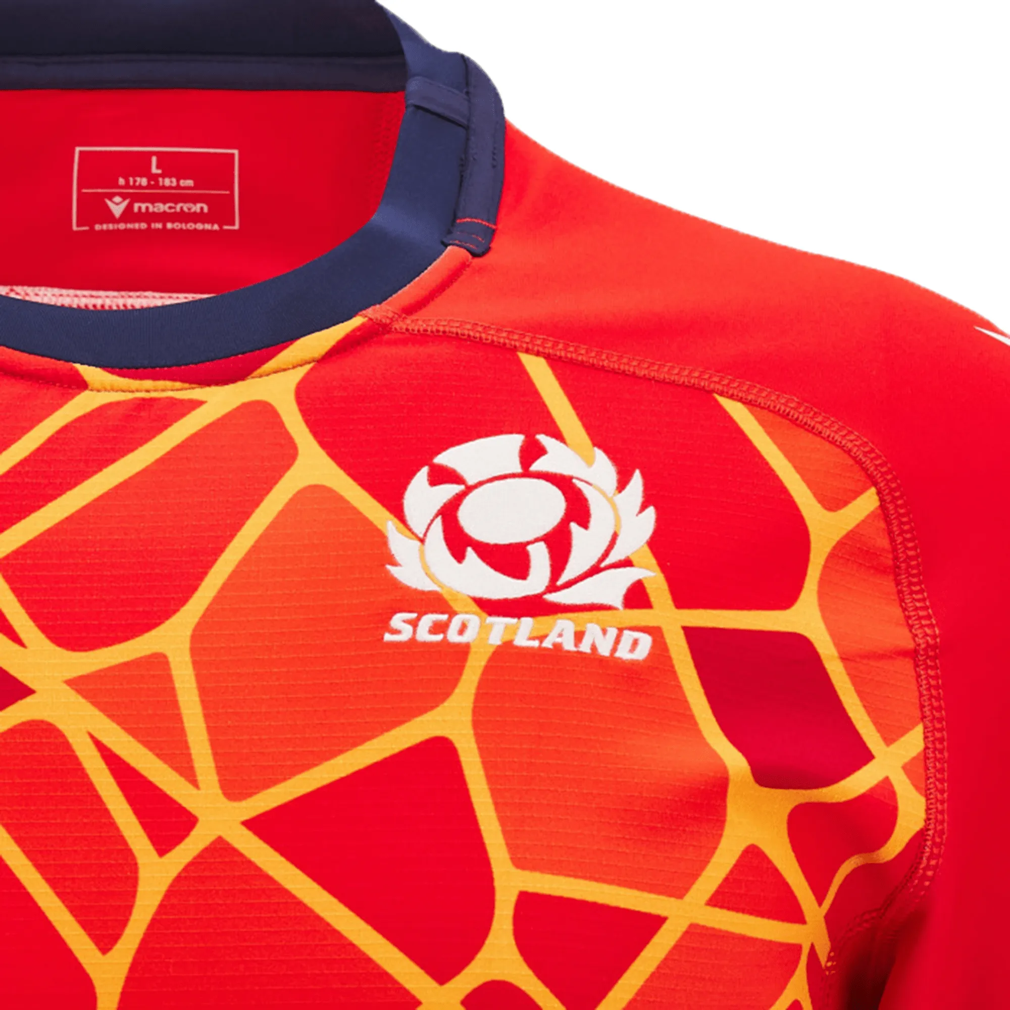 Scotland Red Training Jersey 24/25 by Macron