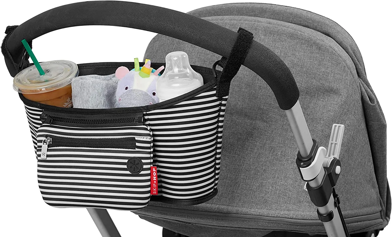 Skip Hop Stroller Organiser Black & White
