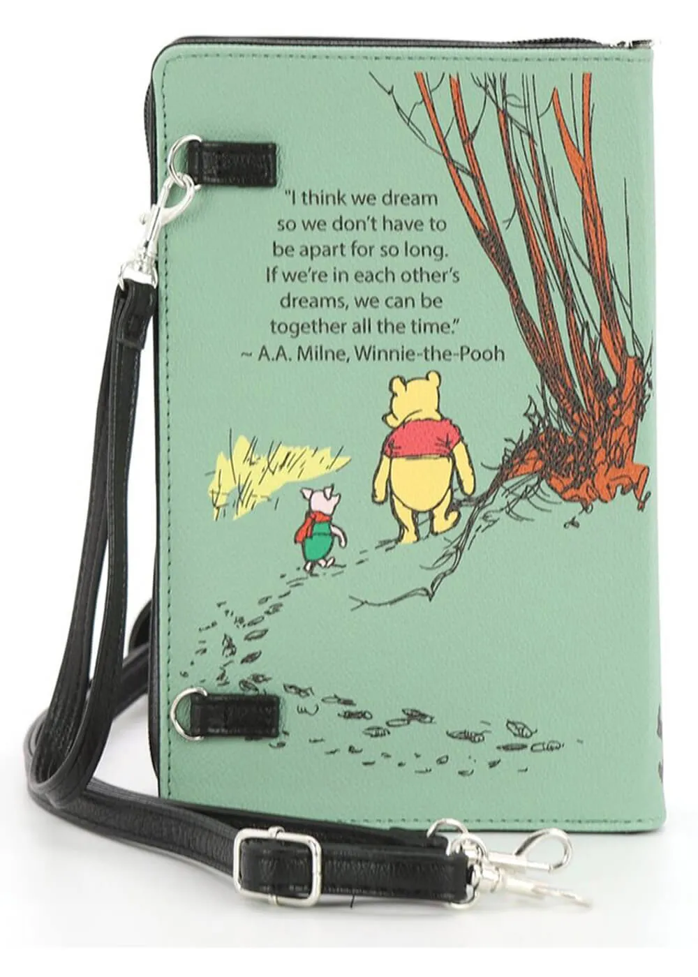 Succubus Bags Winnie the Pooh Book Shoulderbag Green