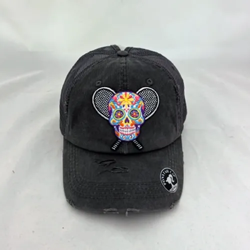 Sugar Skull Tennis Trucker Cap