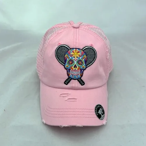 Sugar Skull Tennis Trucker Cap