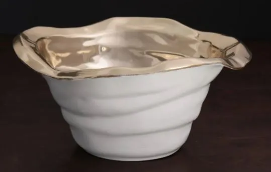 Thanni Ocean Dunes Ice Bucket- White