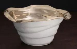 Thanni Ocean Dunes Ice Bucket- White