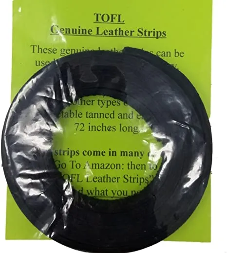 TOFL Leather Strap | 72 Inches Long | 1/2 Inch Wide | 1 Leather Strip