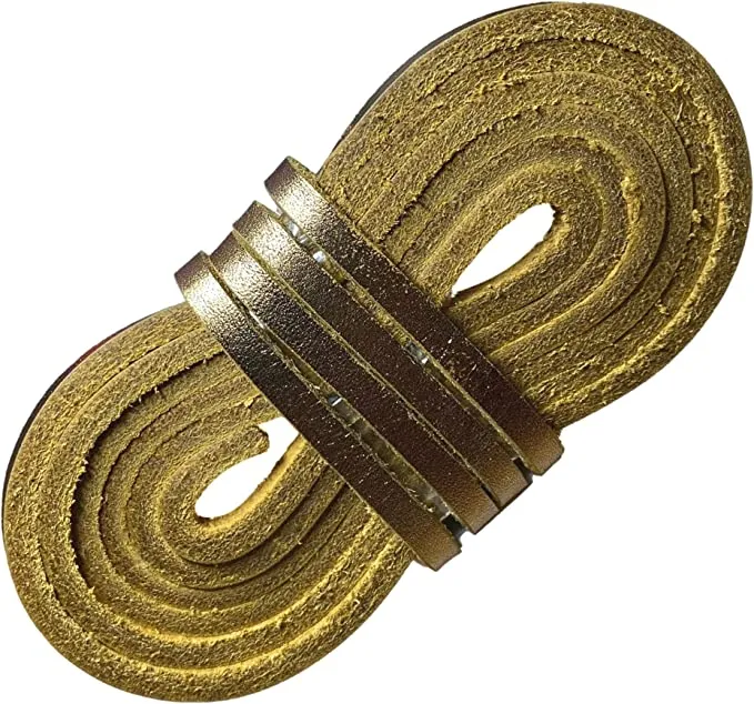 TOFL Leather Straps | 2 Pieces | 72 Inches Long | 1/4 Inch Wide | 1/8 Inch Thick
