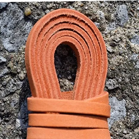 TOFL Leather Straps | 2 Pieces | 72 Inches Long | 1/4 Inch Wide | 1/8 Inch Thick