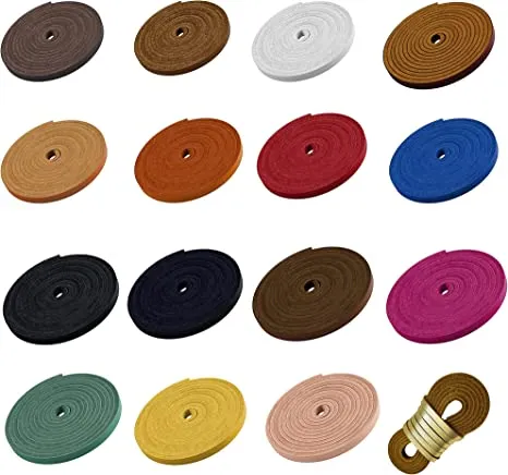 TOFL Leather Straps | 2 Pieces | 72 Inches Long | 1/4 Inch Wide | 1/8 Inch Thick