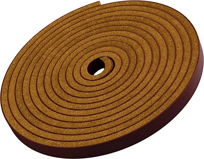 TOFL Leather Straps | 2 Pieces | 72 Inches Long | 1/4 Inch Wide | 1/8 Inch Thick
