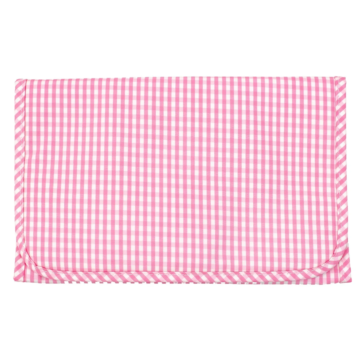 TRVL Design - Game Changer Pad - Baby Changing Pad - Baby Gift - Pink Gingham