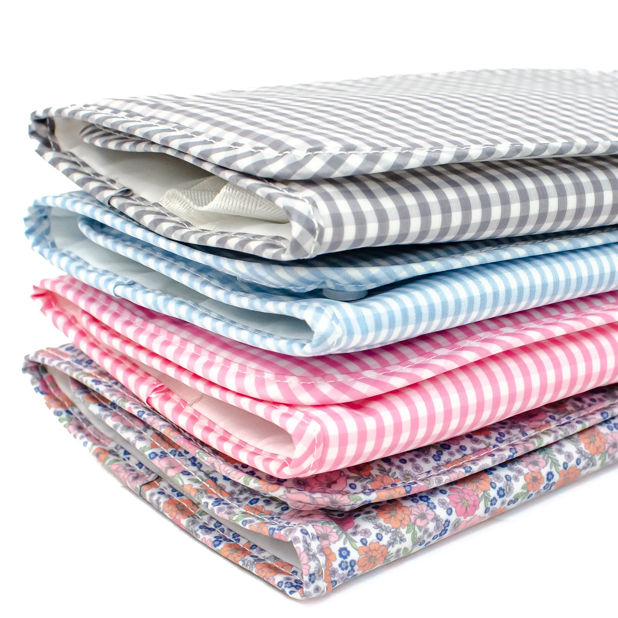 TRVL Design - Game Changer Pad - Baby Changing Pad - Baby Gift - Pink Gingham
