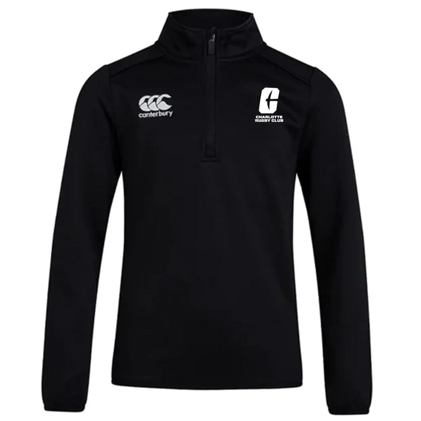 UNC Charlotte Club 1/4 Zip Mid Layer Training Top by Canterbury