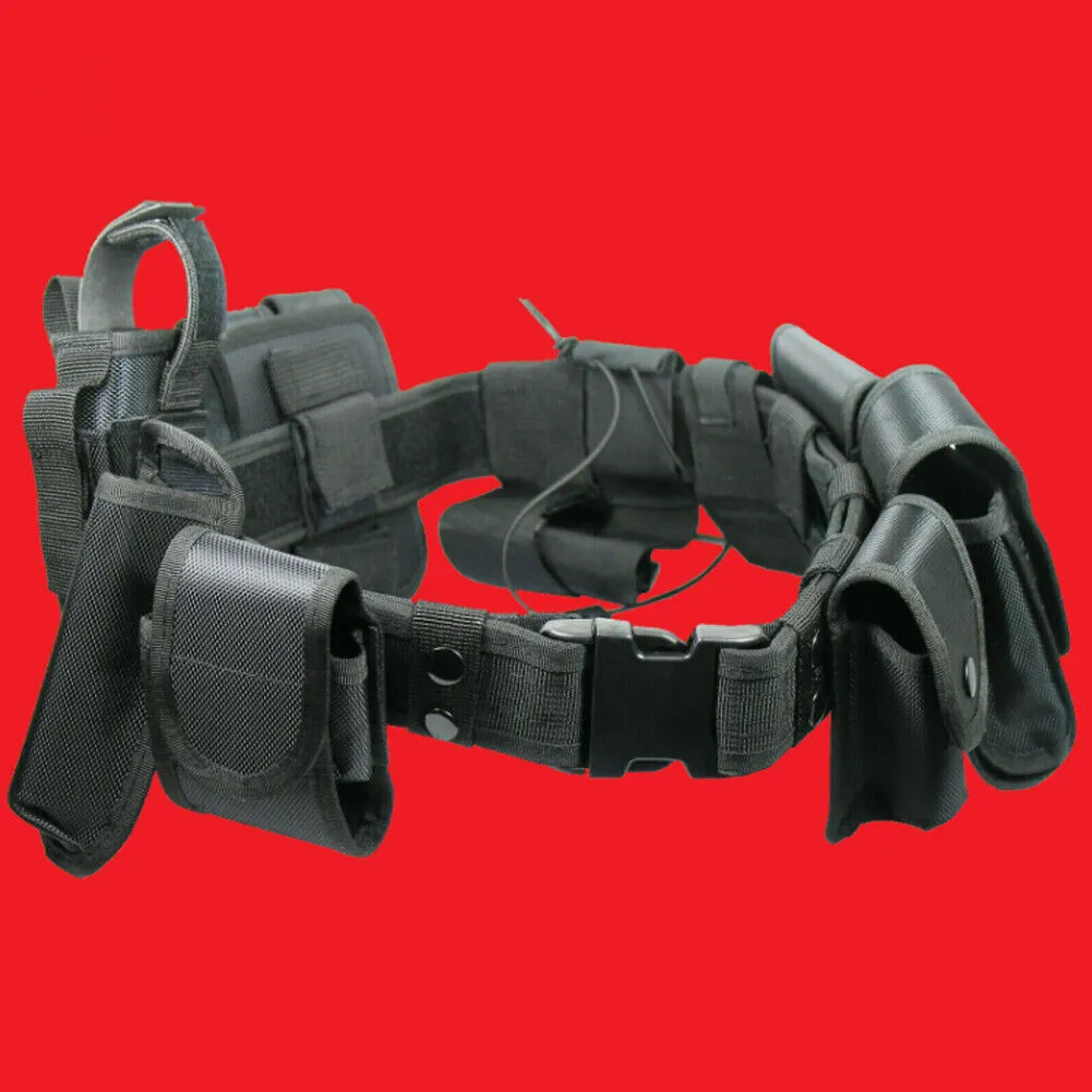 US 1-2 Pack Modular Equipment Police Security Guard Duty Utility Tactical Belt