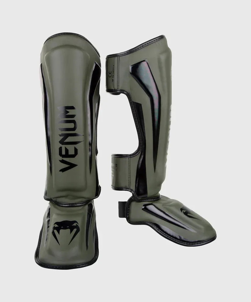VENUM ELITE STANDUP SHINGUARDS-KHAKI/BLACK