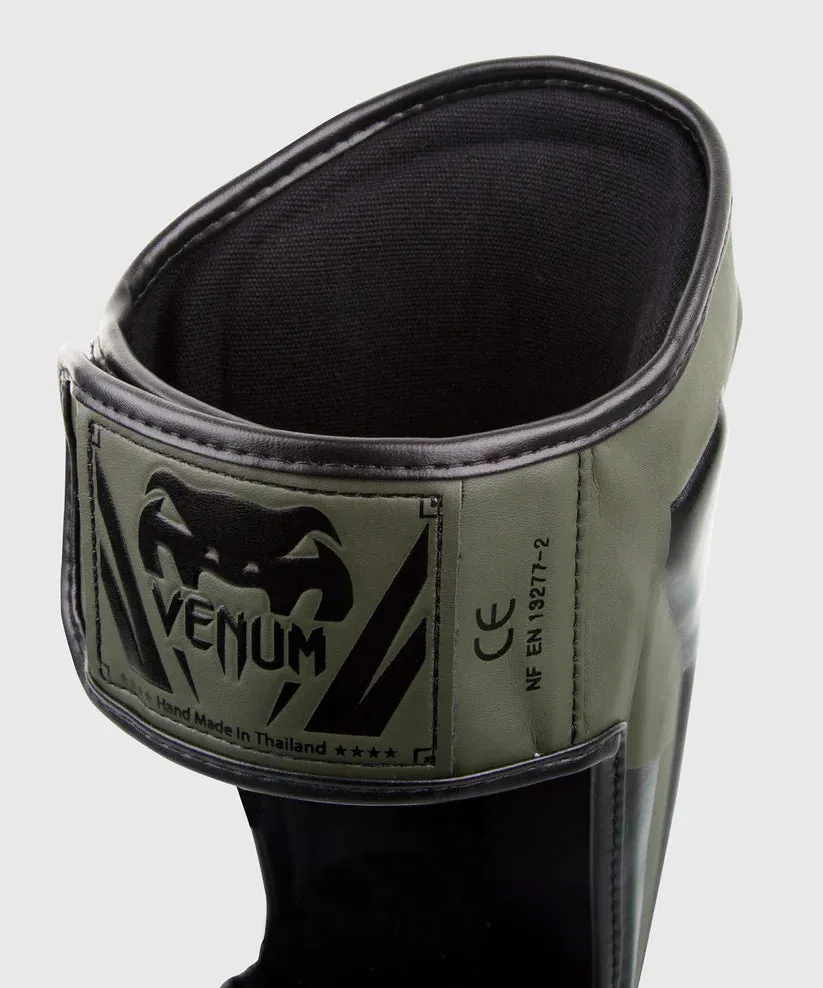 VENUM ELITE STANDUP SHINGUARDS-KHAKI/BLACK